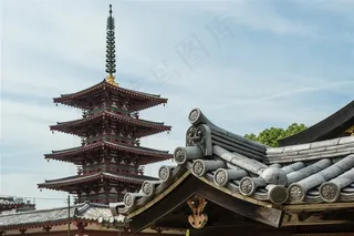 日本平安神宮建筑摄影图