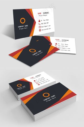 极简清新大气品牌名片设计模板 13