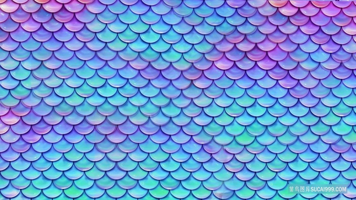 炫彩背景鱼鳞