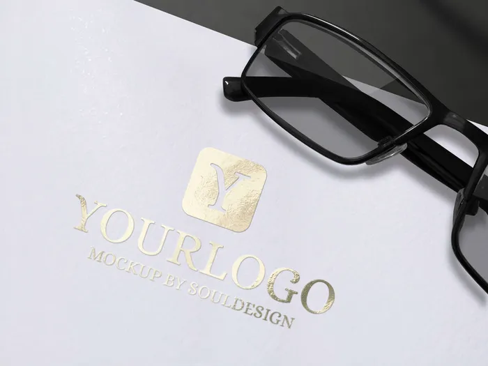 LOGO展示效果样机psd模版下载