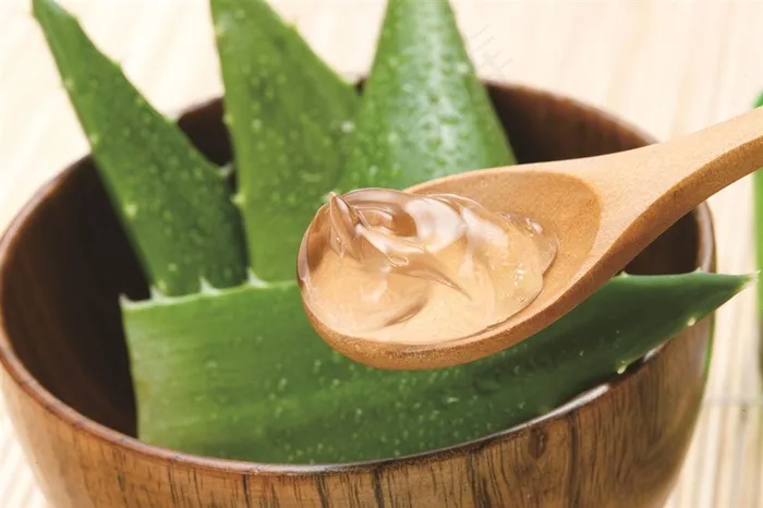 透明的芦荟胶