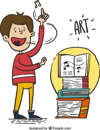 卡通 素材 人物 动画 插图