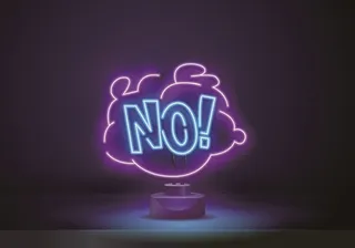 简约霓虹灯模板