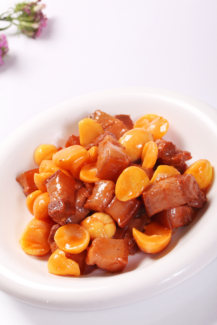栗子红烧肉 (1)
