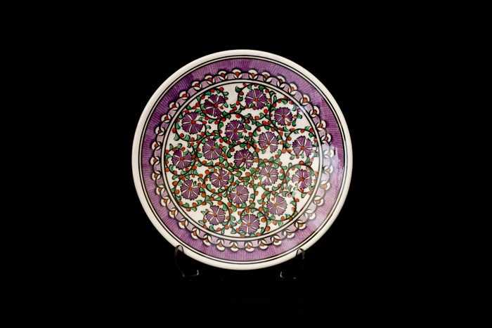 复古花色碟子图片