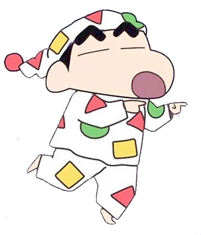 蜡笔小新穿睡衣卡通