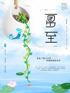 夏至 夏至营销海报