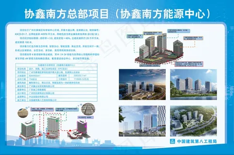 建筑工地展板