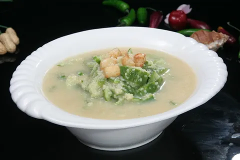 浓汤金米煮丝瓜22元