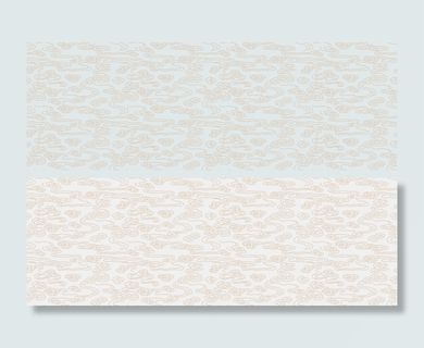 中式祥云图案背景免抠