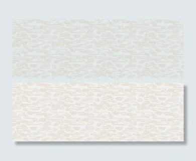 中式祥云图案背景免抠