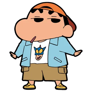 蜡笔小新可爱人物免扣素材