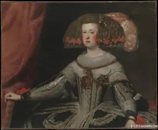 西班牙女王委拉斯开兹的作坊—奥地利的玛丽亚纳