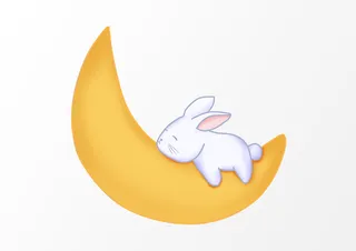 兔年插画兔年新年元素PNG免扣素材