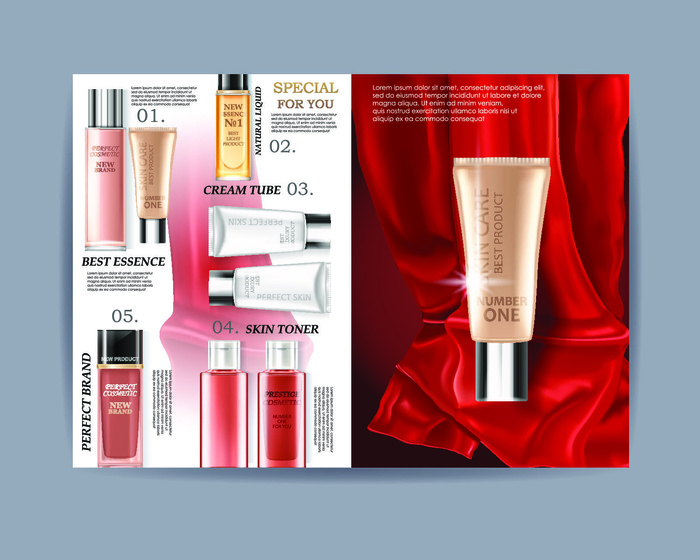 设计广告化妆品素材
