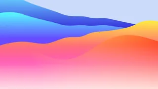 极简剪纸波浪弥散光渐变背景图设计素材