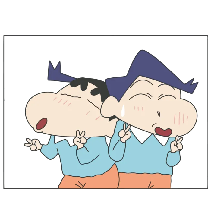 蜡笔小新可爱人物免扣素材