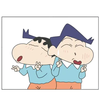 蜡笔小新可爱人物免扣素材