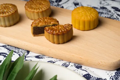 美味香甜的月饼图片-第1张