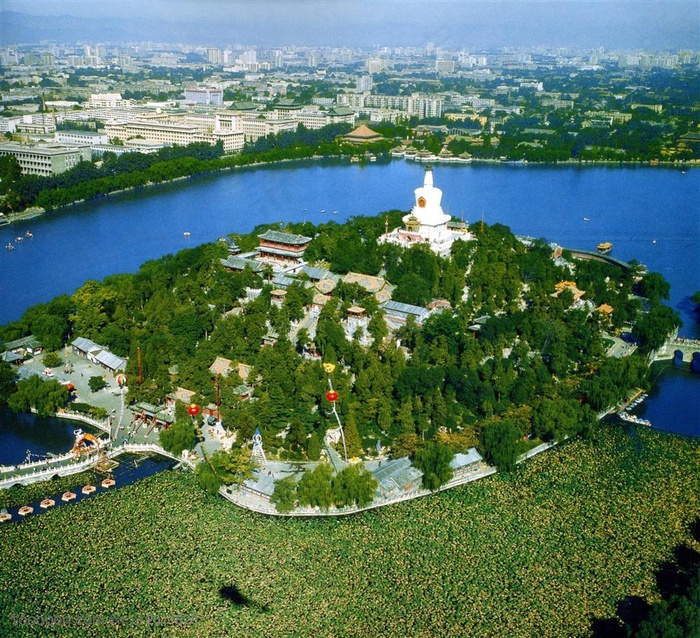 北京名胜-俯视颐和园全景图