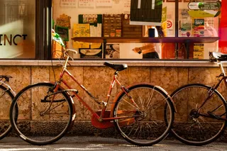 复古旧自行车图片