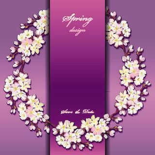 欢迎春天花开素材