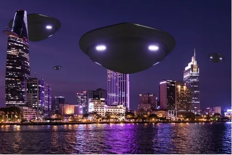 元宇宙世界风景天空背景墙