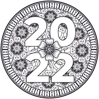 设计 2022 数字 新年 素材