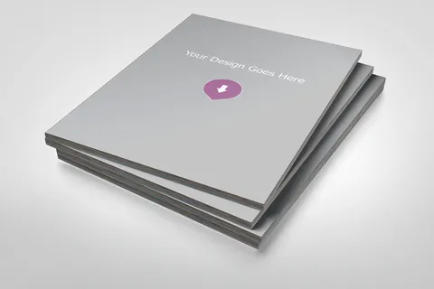 简约画册样机