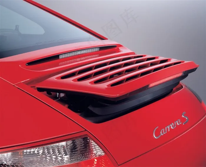 保时捷911 Carrera尾部特写