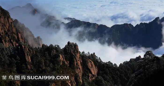 安徽黄山云海风景摄影