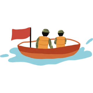 小舟简笔画图标