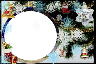 圣诞相框素材图片下载