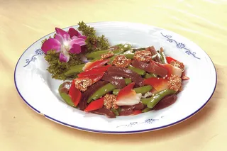 琥珀蜜豆炒贝参