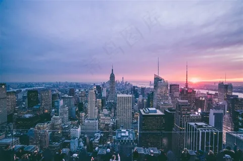 夕阳下的城市风景 夕阳下的城市风景