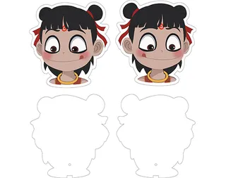 异形-哪吒夏季pvc扇子模版