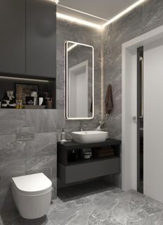 浴室现代简约风格特写场景近景(37)