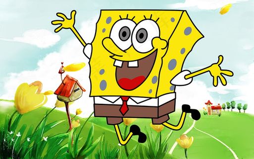 海绵宝宝可爱图片