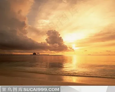 夕阳晚霞自然风景