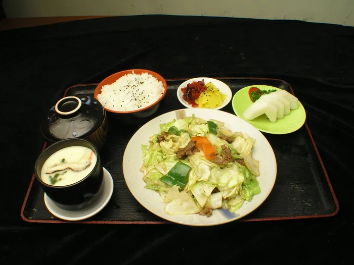家常菜|美食|菜谱|菜单|0726牛肉炒蔬菜定食