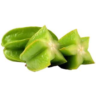 78杨桃 (2)水果超市商品白底图免抠实物摄影png格式图片透明底