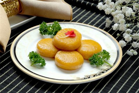 洗沙苕饼美食素材