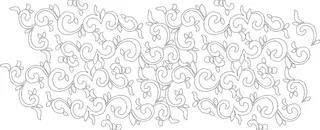 古色古香古典古风花纹海浪浪花