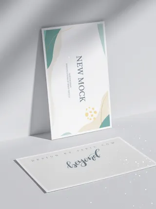 高端大气商务名片样机