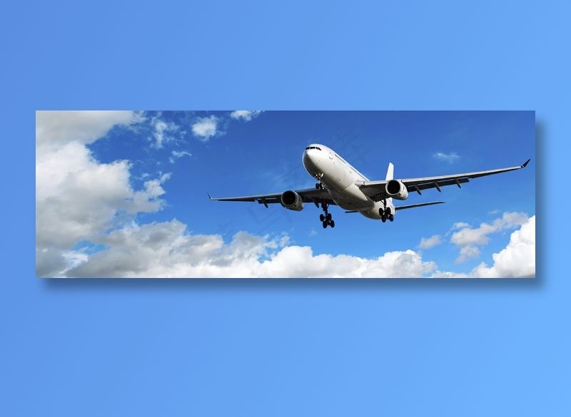 空中飞机图片下载