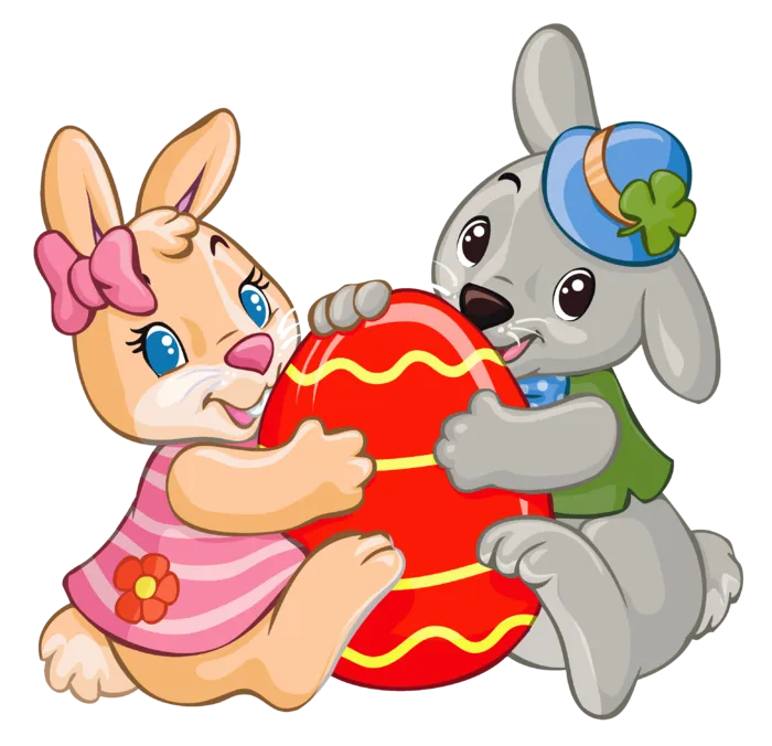 两只兔子兔年
