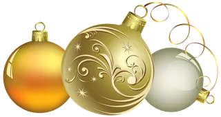 圣诞节冷杉铃铛花束饰品礼物盒免抠