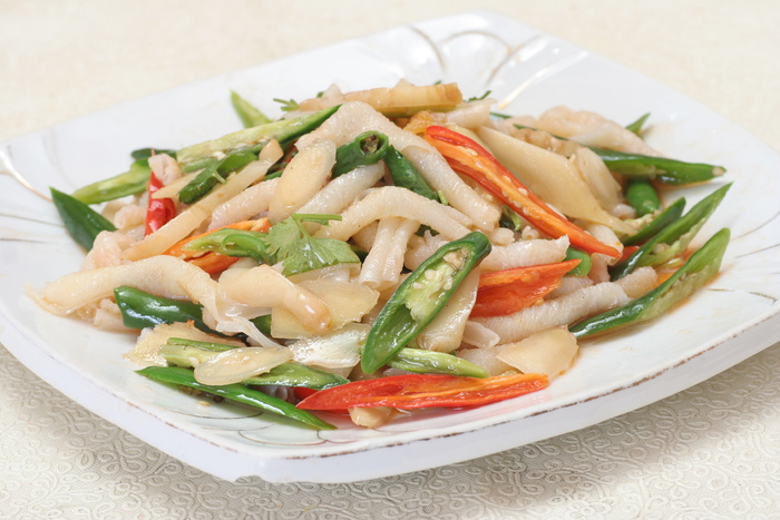 小炒鸭肠16