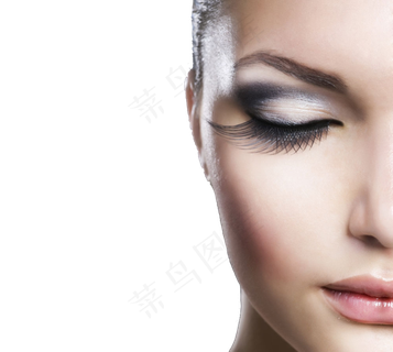 美妆化妆美女免扣PNG素材眼睛睫毛