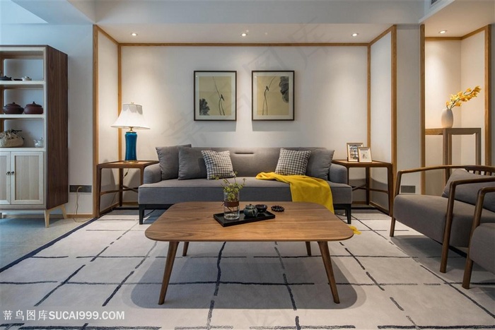 现代装修效果图海报